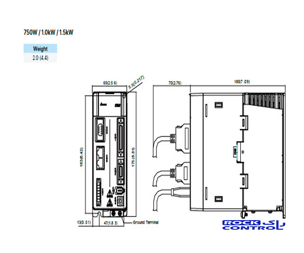 DIMENSION A2-1KW